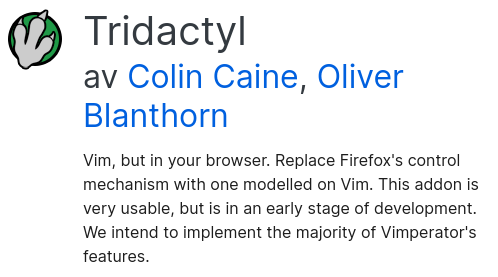 Tridactyl Screenshot